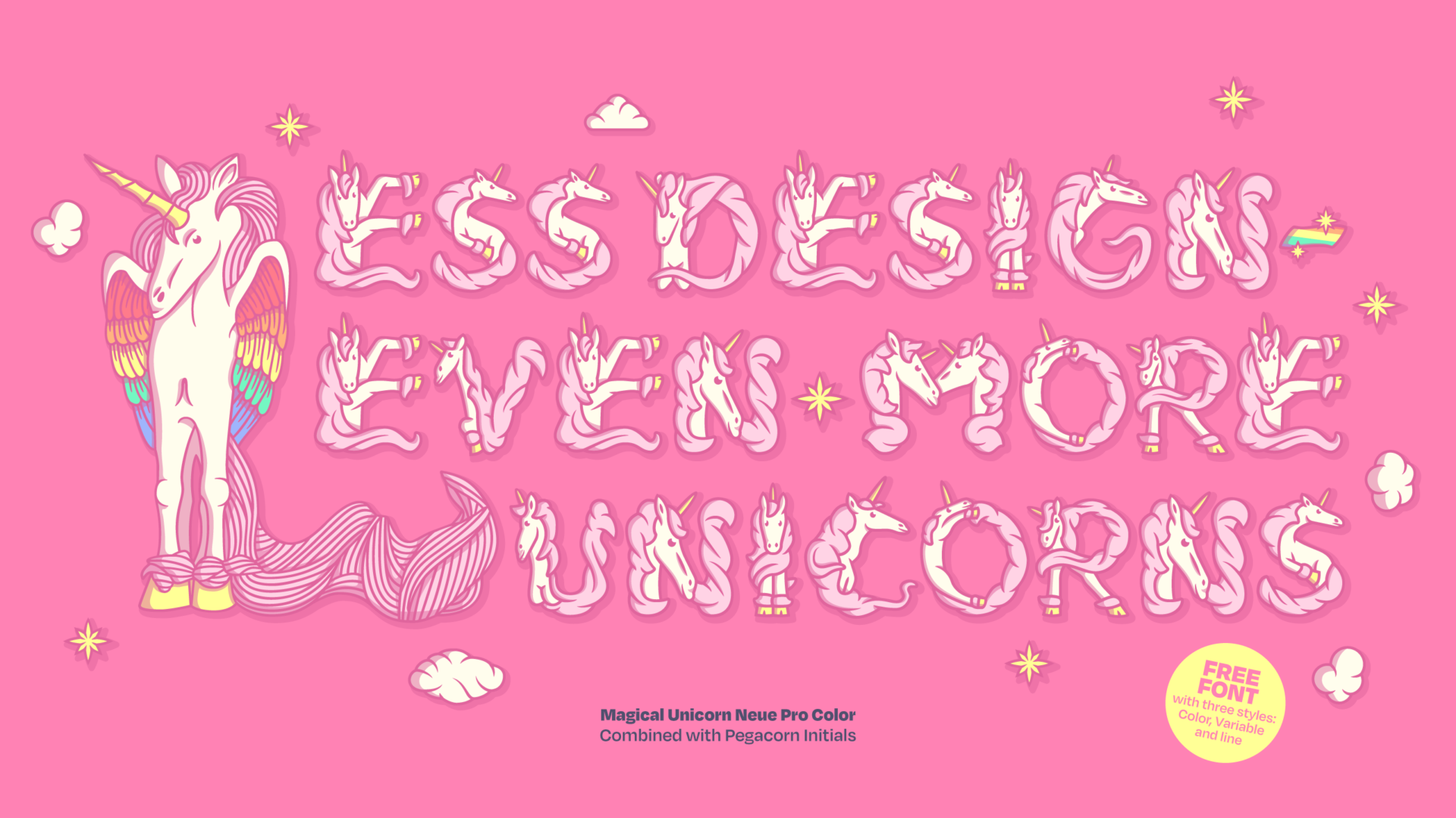 Magical Unicorn Pro: less design, more unicorns