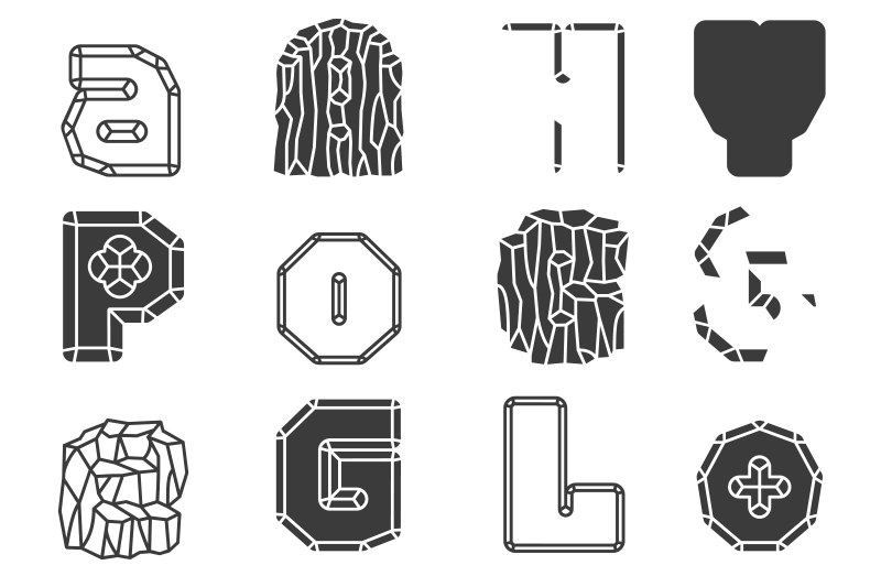 Shop image of Lapidaire font