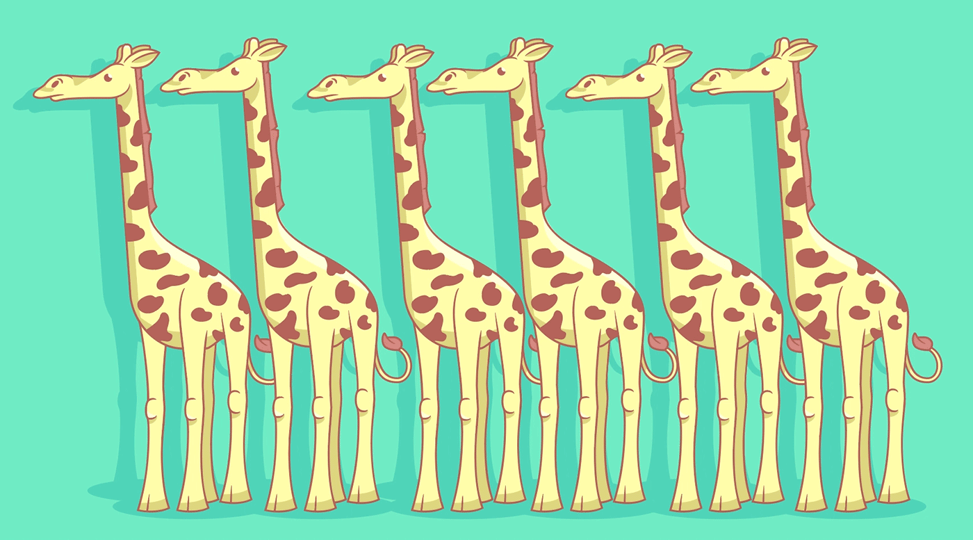 Variable font giraffe